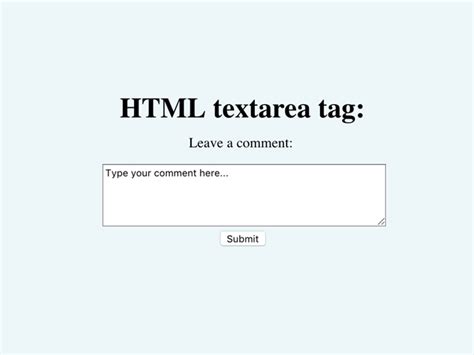 html textarea tag lena design