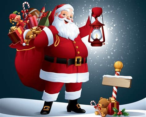 animated santa claus images  merry christmas