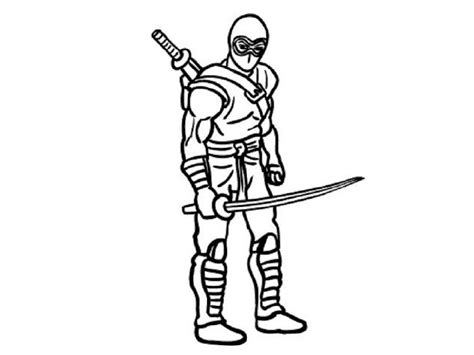 hideous ninja coloring pages  coloring