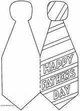 Fathers Card Coloring Crafts Father Tie Template Kids Happy Pages Dad Pattern Printable Craft Color Printables Del Padre Colorear Dia sketch template