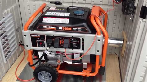 generac generator installed   suncast garden shed