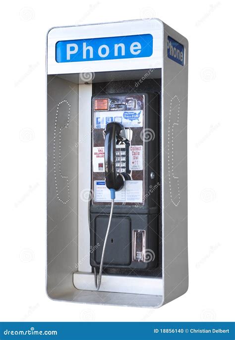 outdoor phone isolated stock photo image  communications