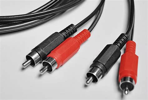 netconnect cables audio cinch elektroline