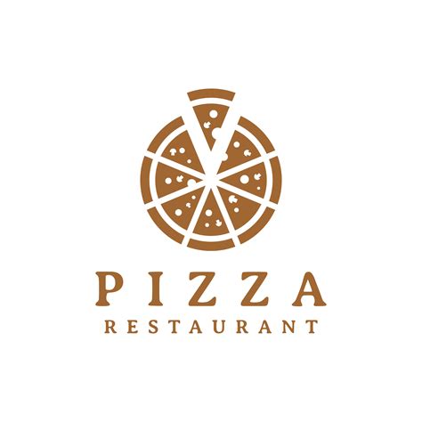 pizza slice logo design  vector art  vecteezy