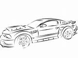 Ford Gt Coloring Pages Mustang Getcolorings Color Car Printable sketch template