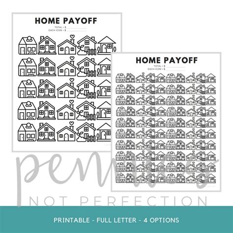 mortgage payoff tracker printable home loan payoff chart tracker