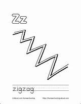 Zag Zig Coloring Pages Lines Letter Book Template Printable Sketch sketch template