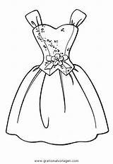 Kleid Kleidung sketch template