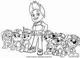Paw Patrol Team Sketch Coloring Pages Members Sketches Pages2color Paintingvalley Printable sketch template