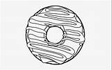 Coloring Donut Nicepng sketch template