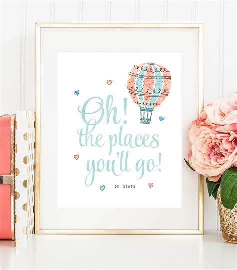 printable bookmarks with famous quotes from oh the oh the places