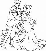 Prince Coloring Charming Pages Cinderella Dance Show Time Getdrawings Wecoloringpage sketch template