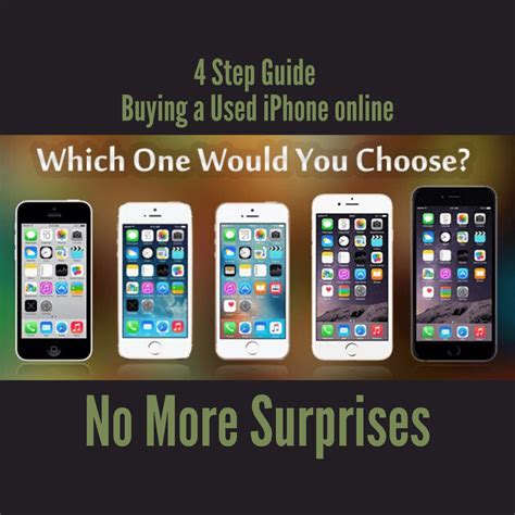 steps guide  buying   iphone  infographic