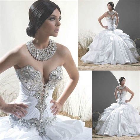 china sweetheart wedding dress crystal bridal ball gown ruffled wedding