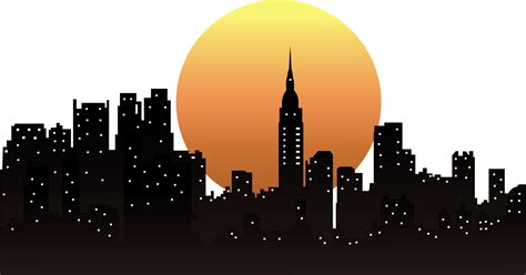 york skyline vector  getdrawings