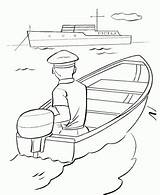 Coloring Boats Boat Pages Draw Rugged Ship Related sketch template