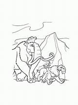 Coloring Pages Ice Age Printable Ages Boys House Template sketch template