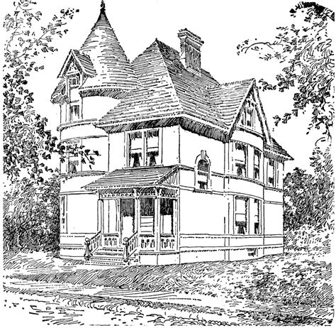 printable house coloring pages blog wurld home design info