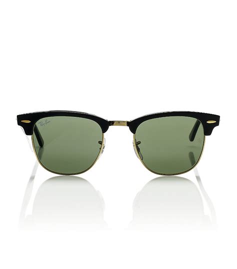 ray ban clubmaster sunglasses in black for men lyst