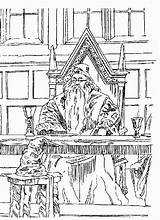Harry Potter Dumbledore Coloring Pages Colouring Albus sketch template