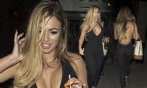 geordie shore s holly hagan appears bleary eyed at