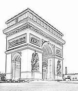 Triomphe sketch template