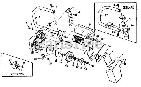 homelite xl  ut   homelite chainsaw handles clutch parts lookup  diagrams