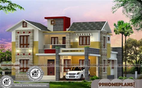 budget home plans  kerala style  house elevation models design