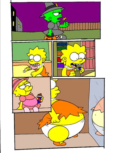 lisa simpson candy habit p1 by virus 20 on deviantart