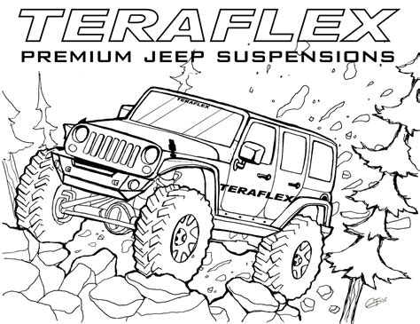 jeep coloring pages truck coloring pages cars coloring pages jeep