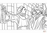 Luther Ausmalbilder Theses Reformation Ausmalen Sheets Ausmalbild Viii Thesen Thesis Supercoloring Lh5 Tez Martina Luthra Henry Niemcy Luthers Wittenberger Drukuj sketch template