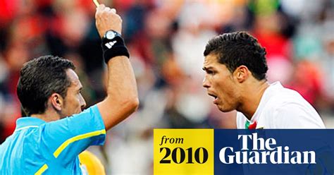 world cup 2010 portugal appeal over cristiano ronaldo s yellow card
