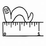 Inchworm Cliparts Clipartsco Coloring Credit Larger sketch template