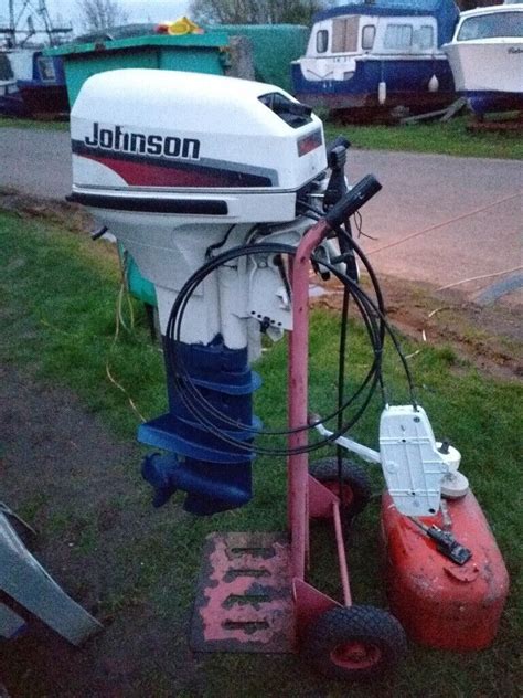 johnson  hp outboard complet set  stanstead abbotts hertfordshire gumtree