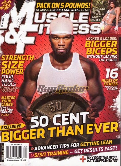 cent covers muscle fitness feb  rap radar