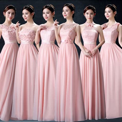 vestidos damas de honor pink bridesmaid cheap bridesmaid dresses wedding party dresses