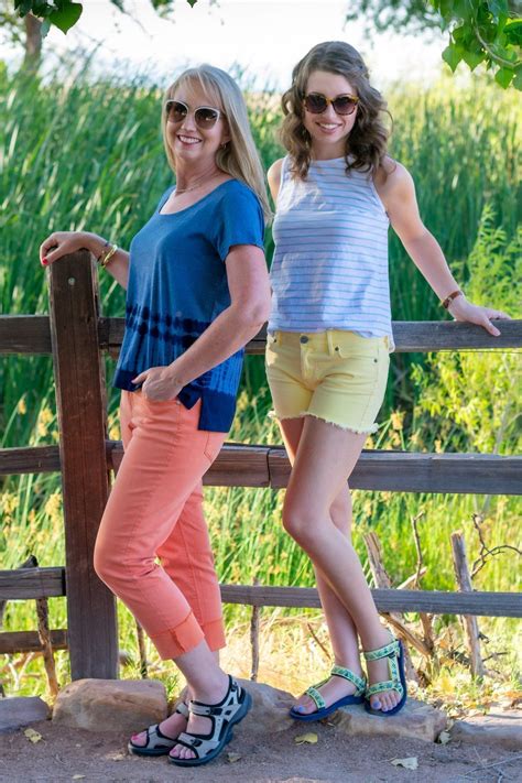 casual summer looks for mother and daughter dressed for my day summer