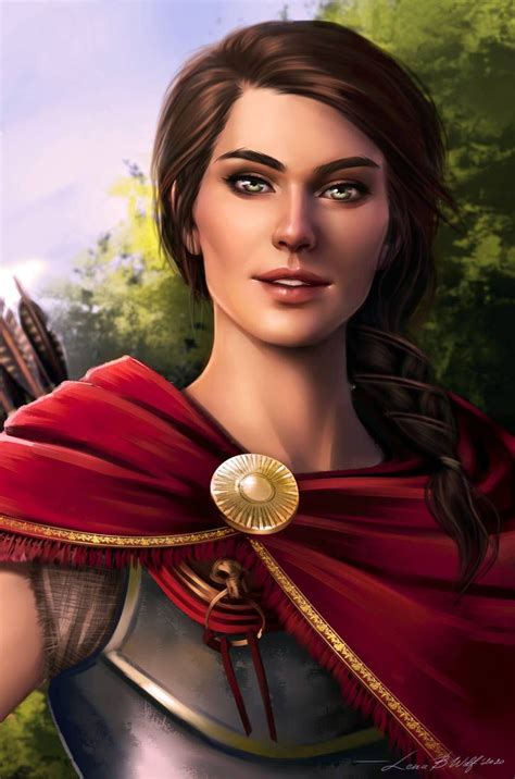 Kassandra Assassin S Creed Patreon Portraits By Lenabwolf On