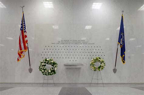 cia s memorial wall for fallen operatives is shaped by a northern