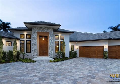 house plan  modern contemporary single story house plans