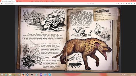 ark survival evolved new dino release dossier for hyaenodon the fast healing pack hunter youtube