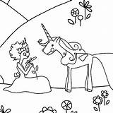 Unicorn Princess Coloring Pages Getcolorings Getdrawings sketch template