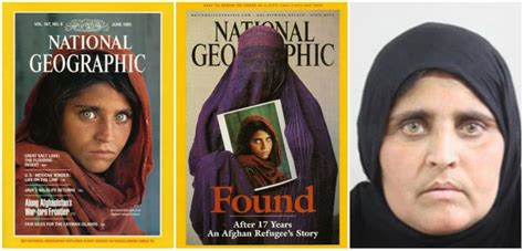 the world famous “afghan girl” makes headlines once again