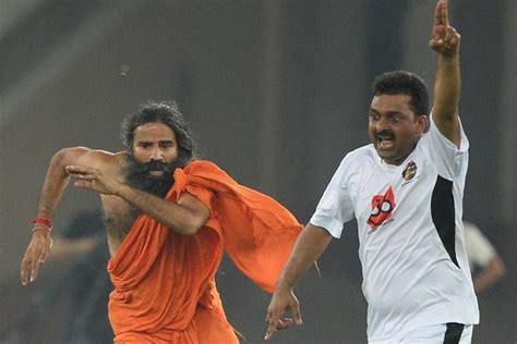 you cannot unsee these pictures of baba ramdev playing football