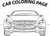 Mercedes Coloring Pages Cars Wecoloringpage Benz Car sketch template