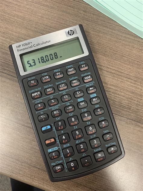 hp bii calculator   years strong   college finance class   calculator apps