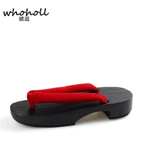 women sandals summer flip flops designer japanese geta wooden slippers