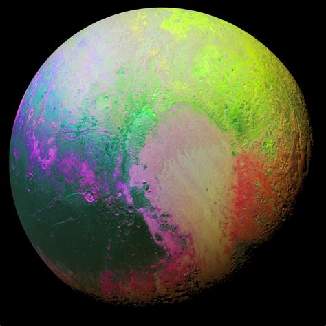pluto  image reveals dwarf planet  colourful detail ibtimes uk