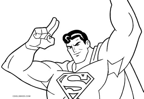 printable superman coloring pages  kids