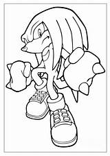 Knuckles Knucles Hedgehog Sonharebrincar sketch template